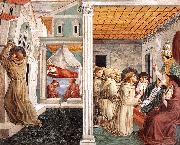 GOZZOLI, Benozzo Scenes from the Life of St Francis (Scene 5, north wall) g oil painting reproduction